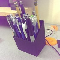 Angled Pen Cup - Thumbnail 2