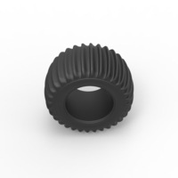 Diecast Dune buggy rear tire 8 Scale 1:25 - Thumbnail 6