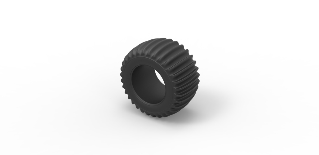 Diecast Dune buggy rear tire 8 Scale 1:25 3D Print 492457