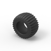 Diecast Dune buggy rear tire 8 Scale 1:25 - Thumbnail 7