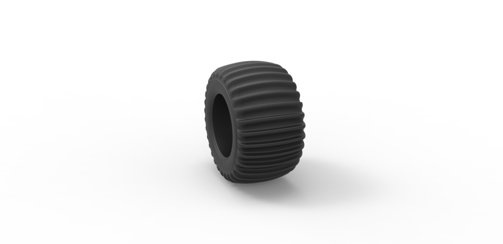 Diecast Dune buggy rear tire 8 Scale 1:25 3D Print 492458