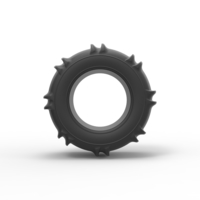 Diecast Dune buggy rear tire 9 Scale 1:25 - Thumbnail 5