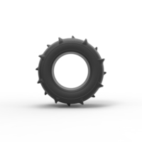 Diecast Dune buggy rear tire 11 Scale 1:25 - Thumbnail 5