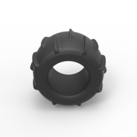 Diecast Dune buggy rear tire 11 Scale 1:25 - Thumbnail 6