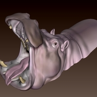 smartphone holder hippopotamus - Thumbnail 3