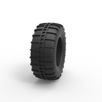 Diecast Dune buggy rear tire 12 Scale 1:25 - Thumbnail 3