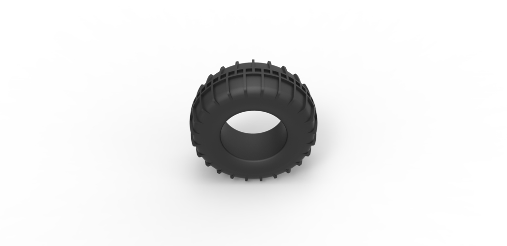 Diecast Dune buggy rear tire 12 Scale 1:25 3D Print 492496