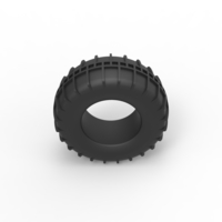 Diecast Dune buggy rear tire 12 Scale 1:25 - Thumbnail 6