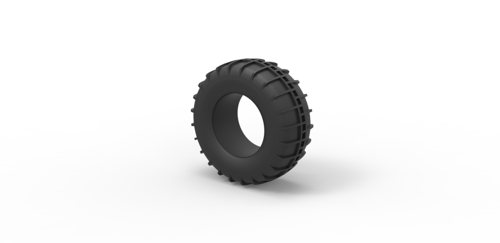 Diecast Dune buggy rear tire 12 Scale 1:25 3D Print 492497