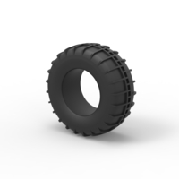 Diecast Dune buggy rear tire 12 Scale 1:25 - Thumbnail 7
