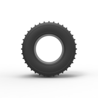 Diecast Dune buggy rear tire 13 Scale 1:25 - Thumbnail 5