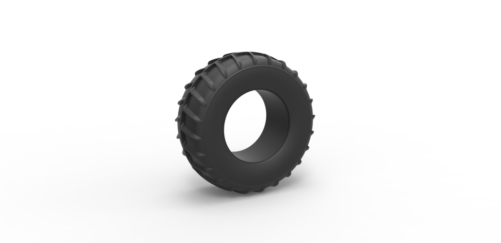 Diecast Dune buggy rear tire 15 Scale 1:25 3D Print 492519