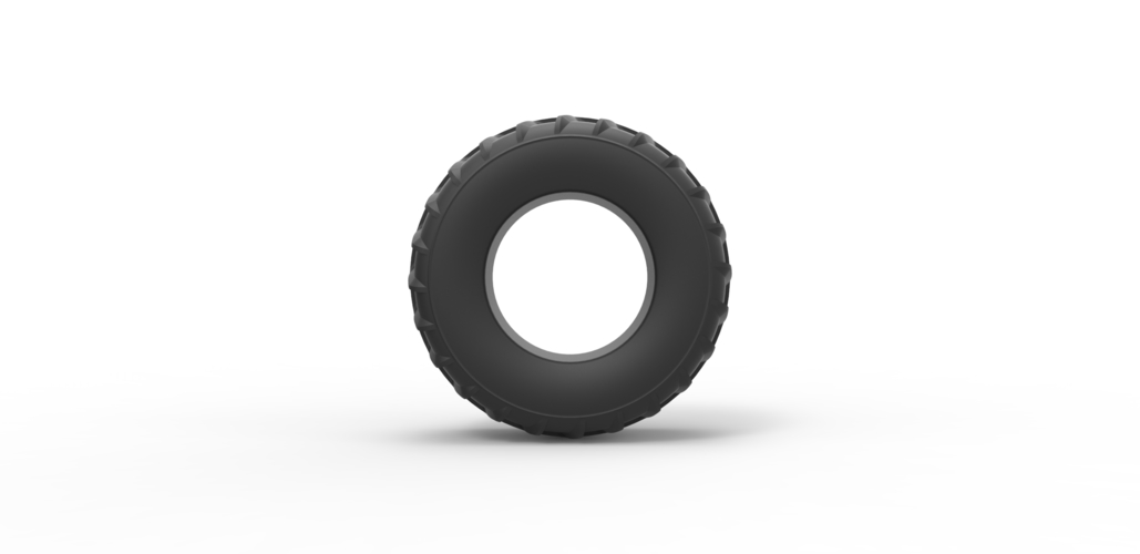 Diecast Dune buggy rear tire 15 Scale 1:25 3D Print 492523