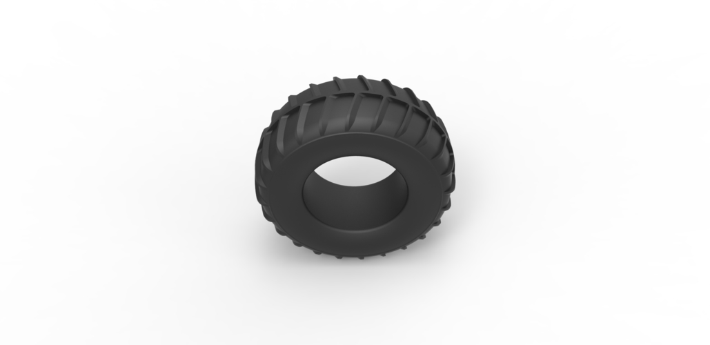 Diecast Dune buggy rear tire 15 Scale 1:25 3D Print 492524