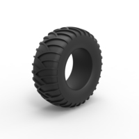 Diecast tire for sand and snow Scale 1:25 - Thumbnail 2