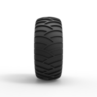 Diecast tire for sand and snow Scale 1:25 - Thumbnail 4