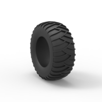 Diecast tire for sand and snow Scale 1:25 - Thumbnail 8