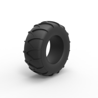 Diecast tire for sand and snow 2 Scale 1:25 - Thumbnail 2