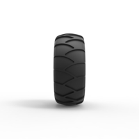 Diecast tire for sand and snow 2 Scale 1:25 - Thumbnail 4