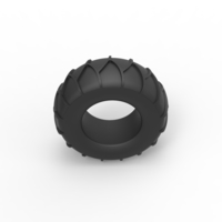 Diecast tire for sand and snow 2 Scale 1:25 - Thumbnail 6