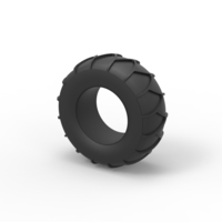 Diecast tire for sand and snow 2 Scale 1:25 - Thumbnail 7