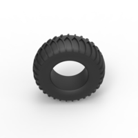 Diecast tire for sand and snow 3 Scale 1:25 - Thumbnail 6