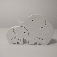 Small Elephant Family 3D Printing 492646