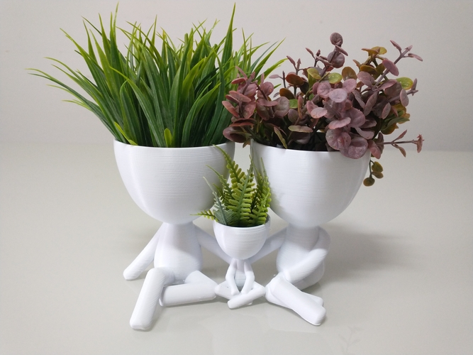 Robert Plant Family vase/planter 3D Print 492651