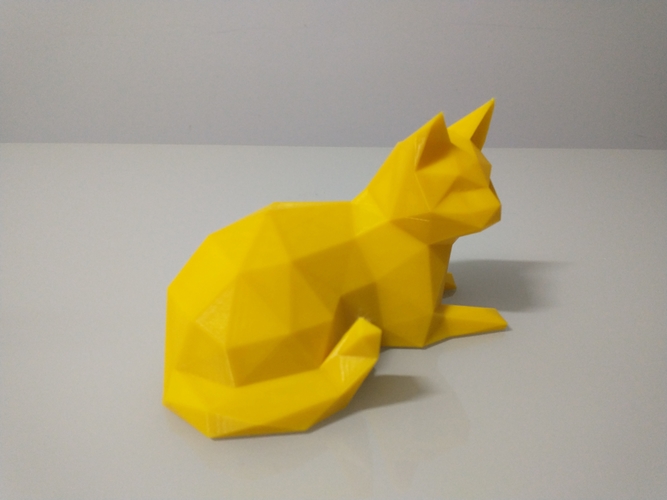 Low Poly Cat 3D Print 492674