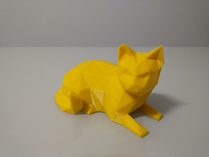 Low Poly Cat 3D Print 492675