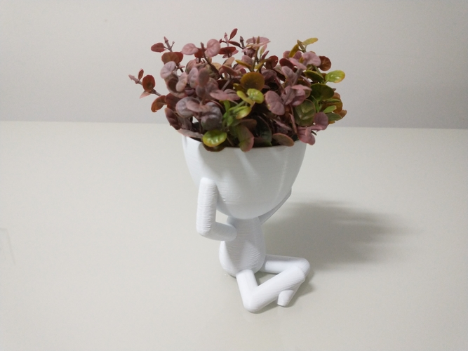 Robert Plant vase/planter - Three Wise Roberts 3D Print 492682