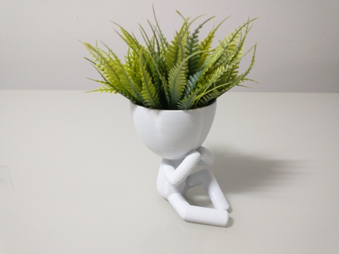 Robert Plant vase/planter - Three Wise Roberts 3D Print 492683