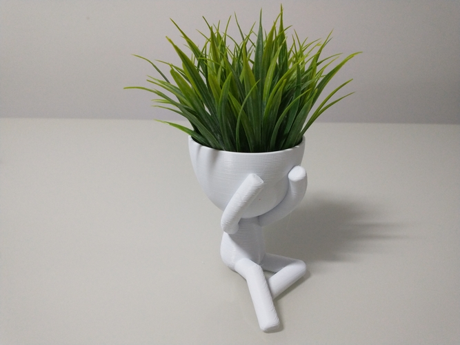 Robert Plant vase/planter - Three Wise Roberts 3D Print 492684