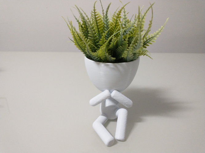 Robert Plant vase/planter - Three Wise Roberts 3D Print 492686