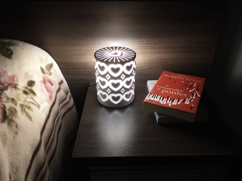 Heart Love Table Lamp