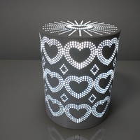 Heart Love Table Lamp - Thumbnail 2