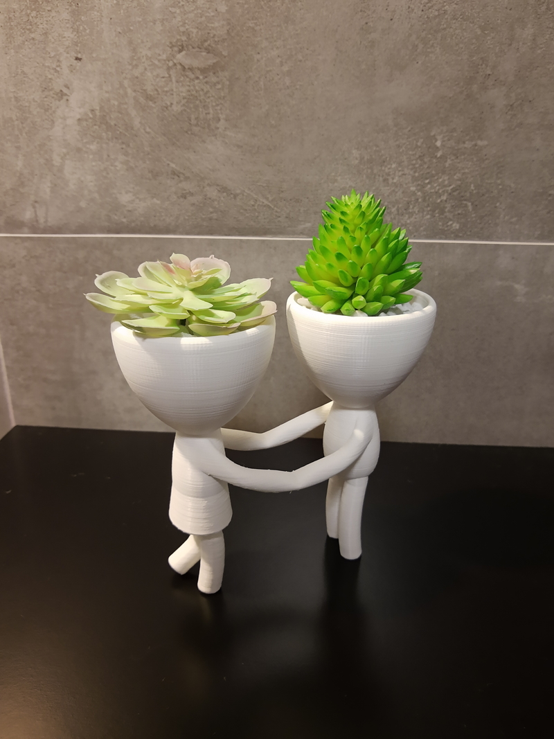 Robert Plant Couple vase/planter