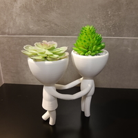 Small Robert Plant Couple vase/planter 3D Printing 492698