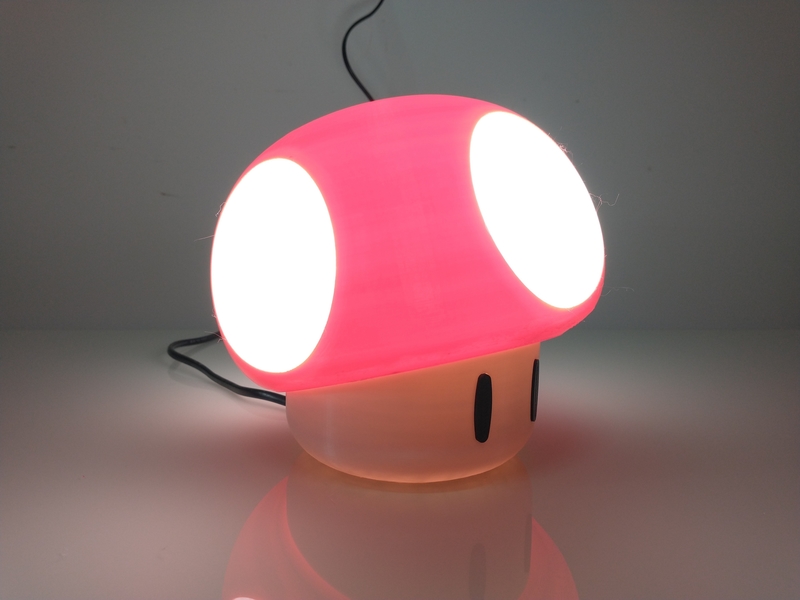 Mario Mushroom Light Lamp