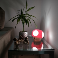 Mario Mushroom Light Lamp - Thumbnail 3