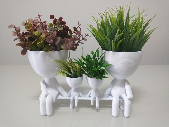 Robert Plant Family vase/planter 3D Print 492731