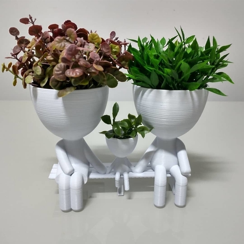 Robert Plant Family vase/planter 3D Print 492734