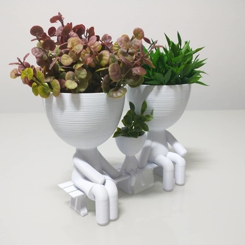 Robert Plant Family vase/planter 3D Print 492735