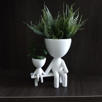 Small Robert Plant vase/planter 3D Printing 492736