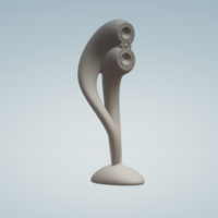 Small 4 printable mini solids of iconic Aural Sculptures by 3BE Audio 3D Printing 492764