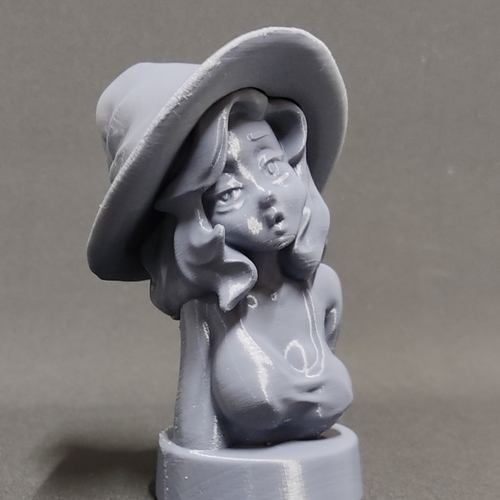 Witch girl bust 3D Print 492819