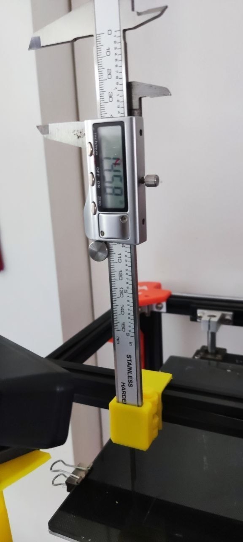 Bed Leveling Bed tramming with Digital caliper 