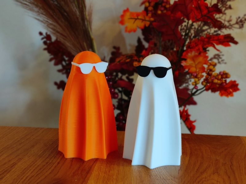 Ghost with sunglasses