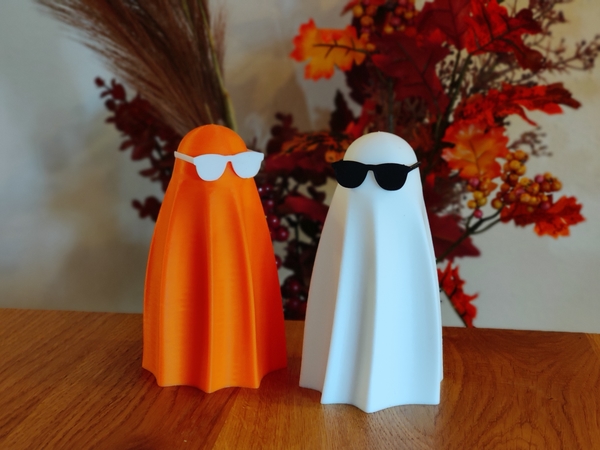 Ghost with sunglasses