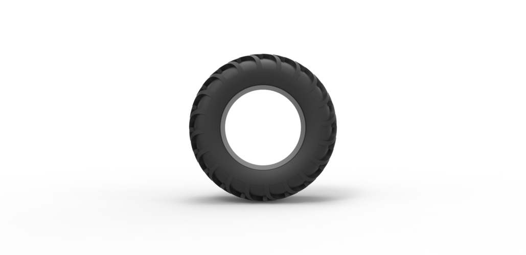 Diecast Dune buggy rear tire 17 Scale 1:25 3D Print 492948